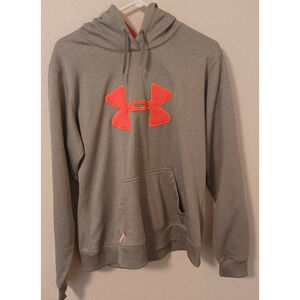 Under Armour Hoodie Women's Size Large Pink Ribbon Pullover/Sweatshirt